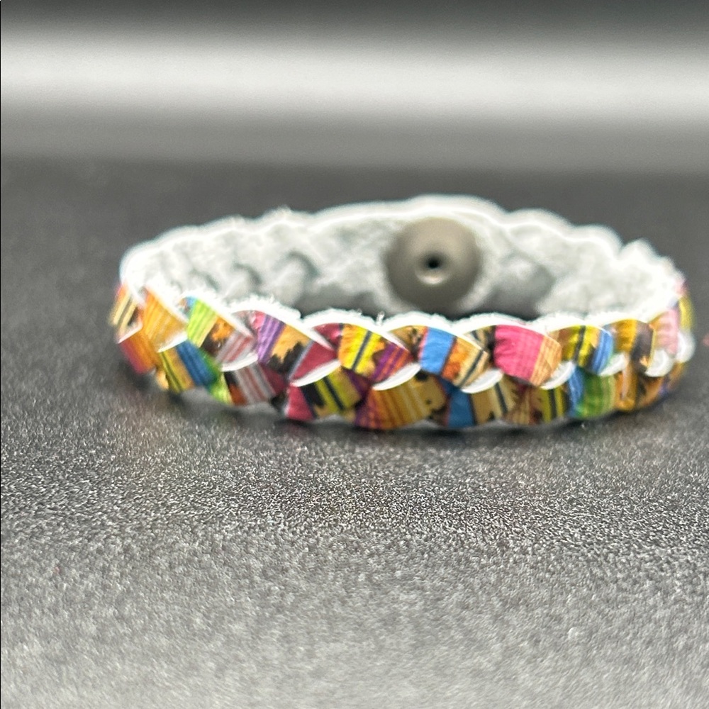 Colorful Braided Leather Bracelet